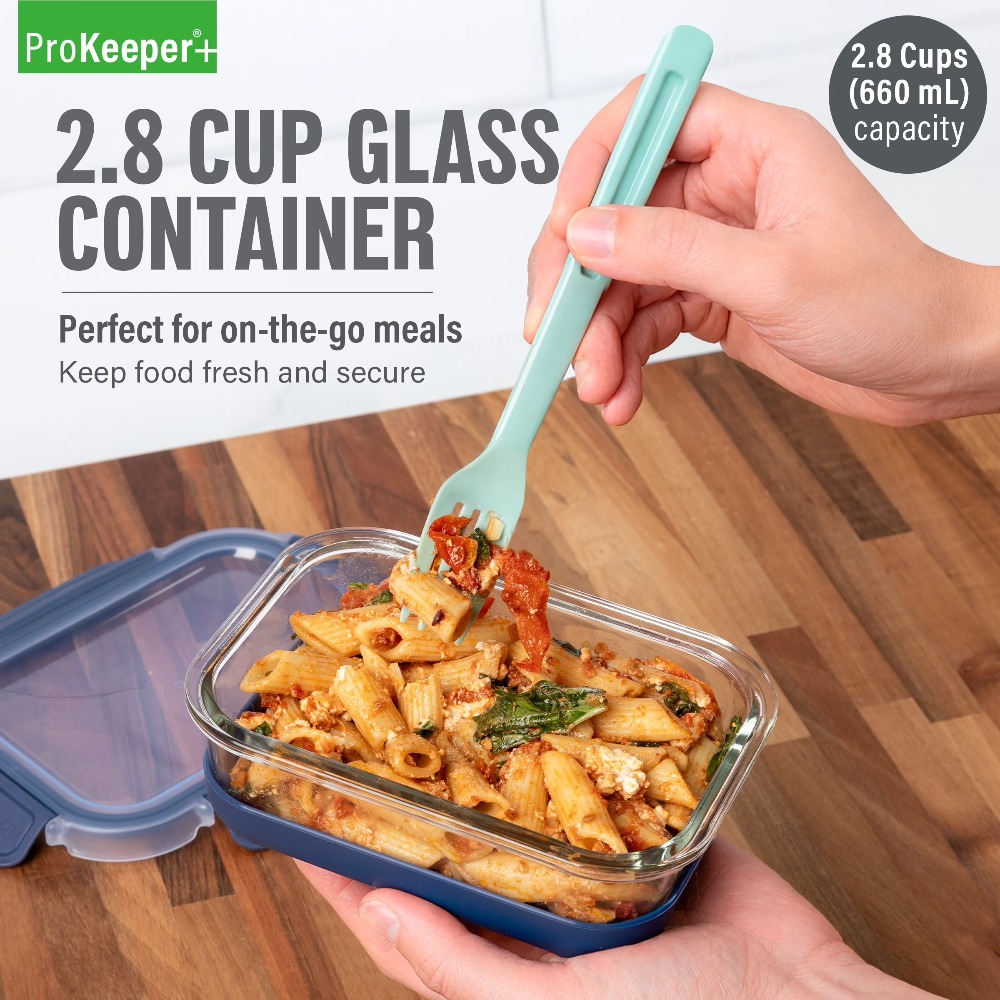Meal Prep Containers - Szklany pojemnik na żywność o pojemności