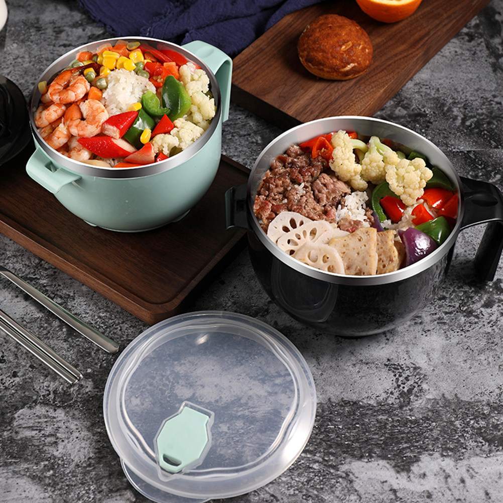 Meal Prep Noodles - 1 Zestaw misek ze stali nierdzewnej