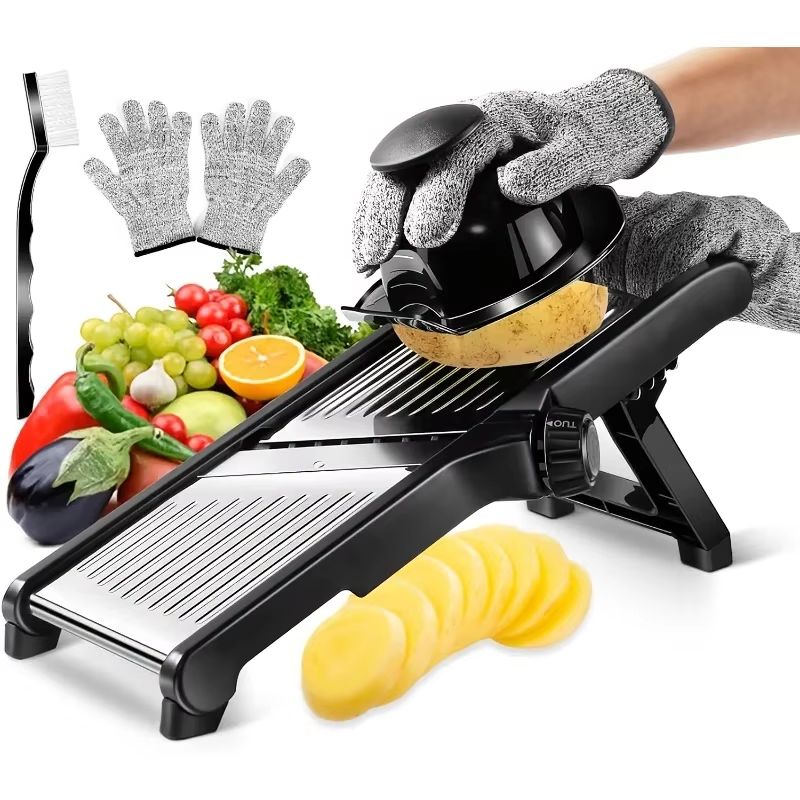 Mandoline Slicer Guard - Krajalnica mandolinowa ze stali nierdzewnej z