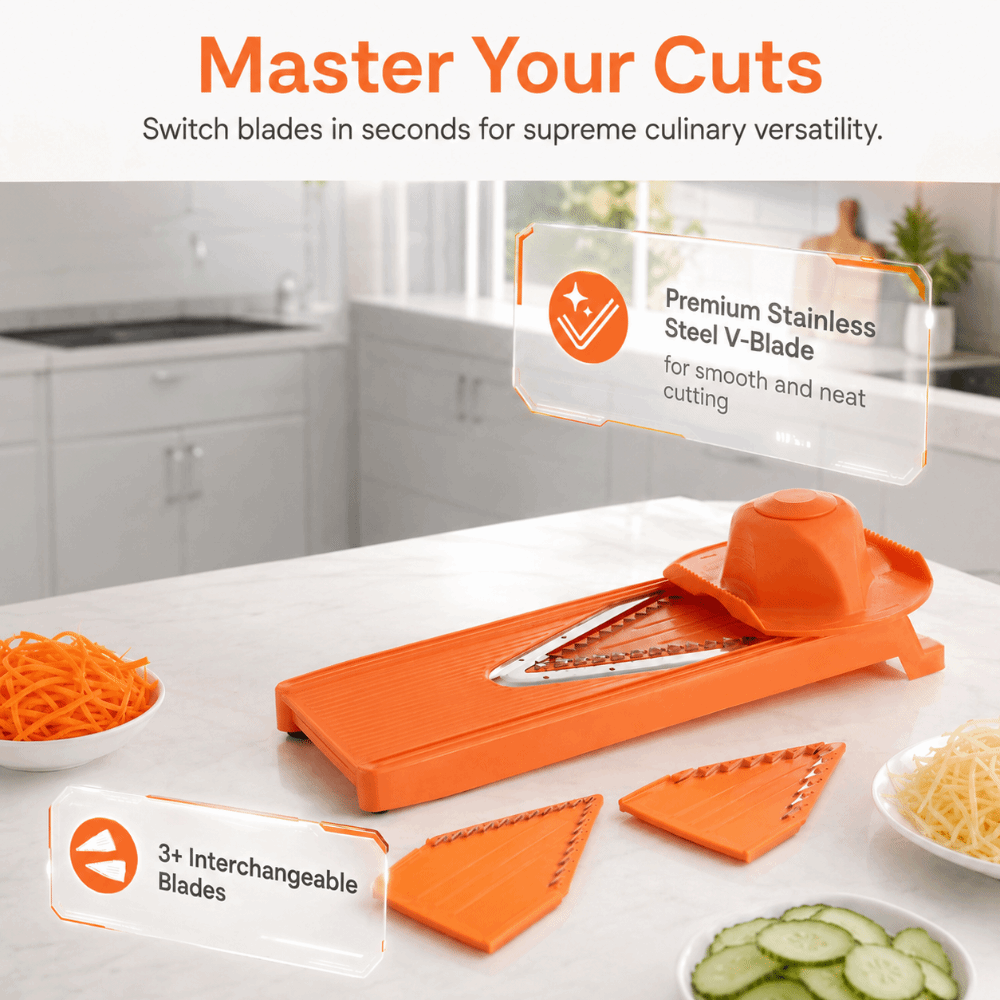 Mandoline Slicer Guard - Krajalnica Mandolina ABS z Ostrzem ze