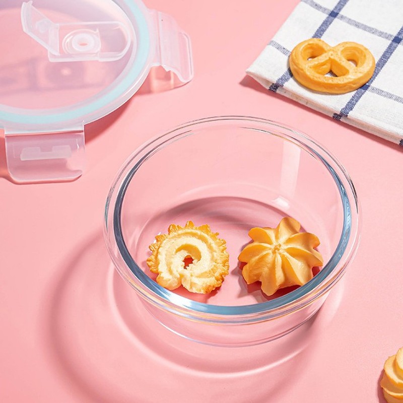 Meal Prep Containers - Minimalistyczny szklany pojemnik na lunch do