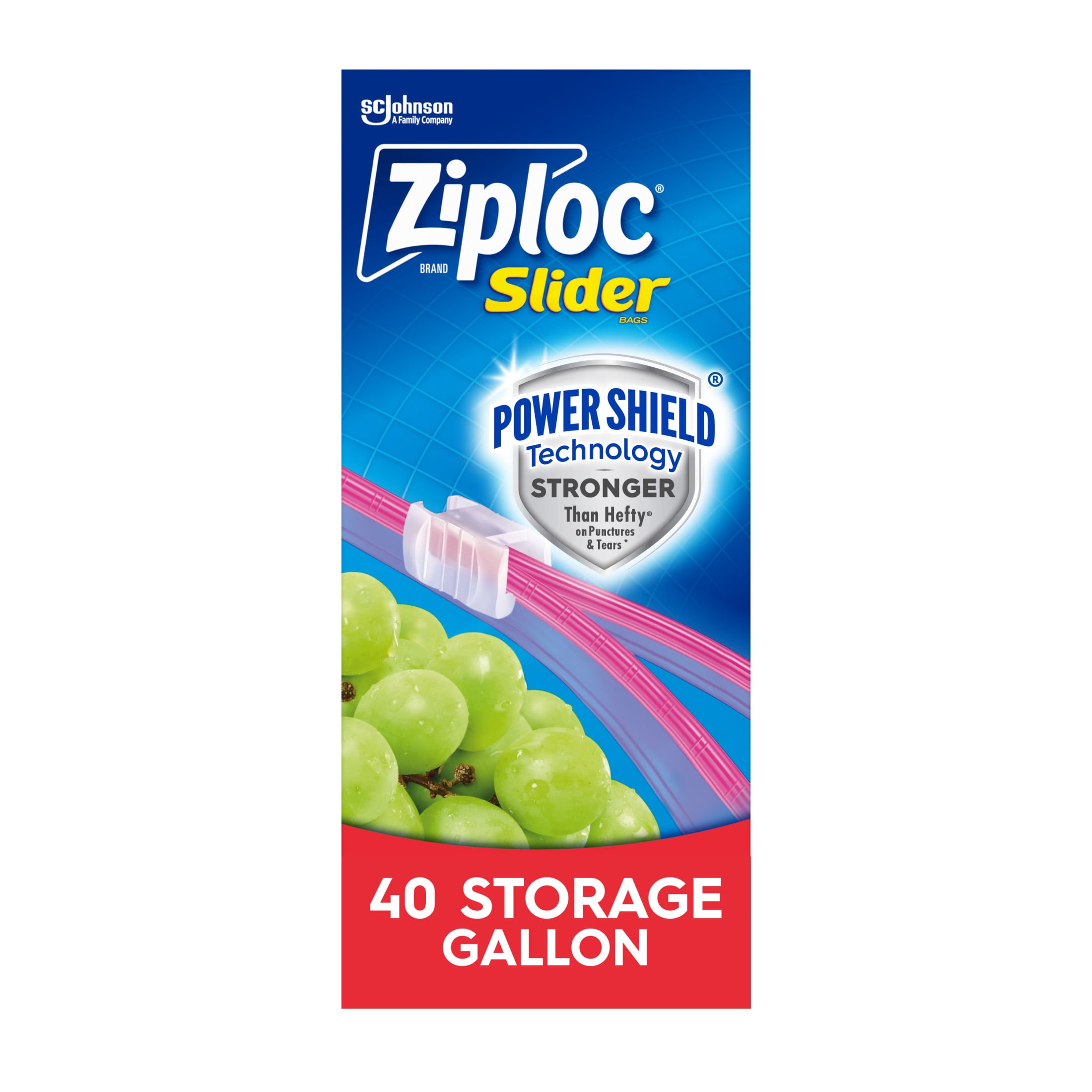 Meal Prep Ziploc - Torebki do przechowywania żywności Ziploc Gallon
