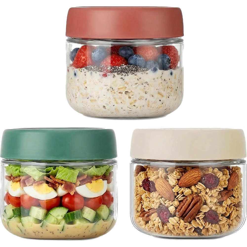 Zestaw 3 szklanych słoików o p – Meal Prep Containers recenzja i cena
