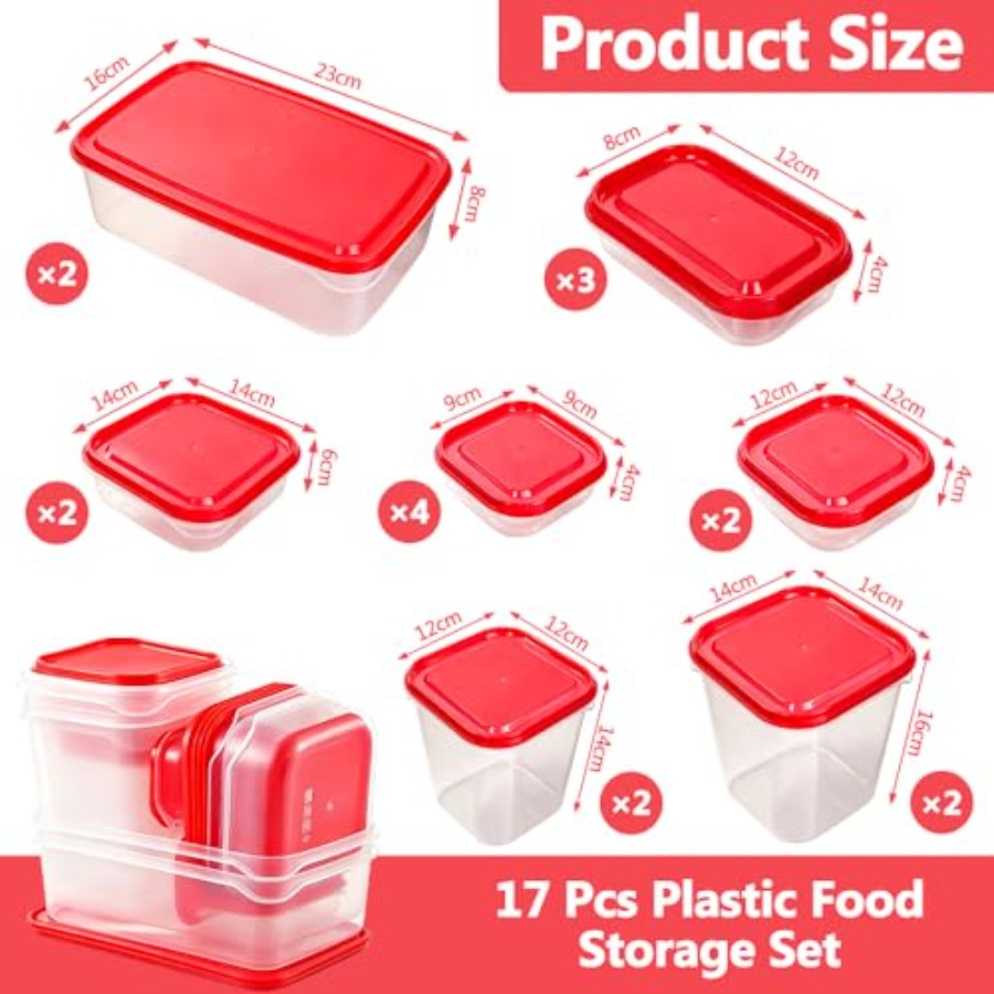 17-częściowy zestaw plastikowy – Meal Prep Containers recenzja i cena