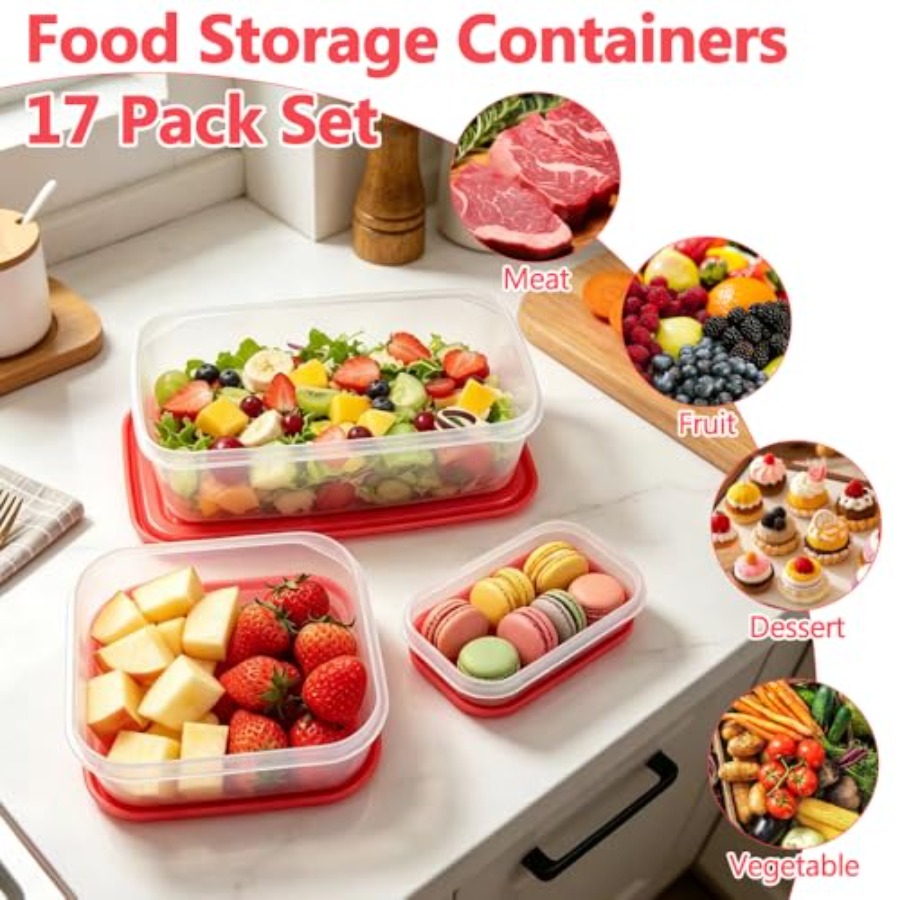 17-częściowy zestaw plastikowy – Meal Prep Containers recenzja i cena