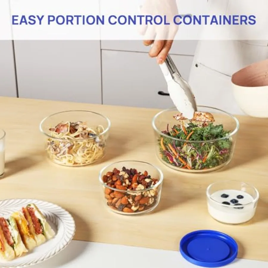 Zestaw 4 szklanych misek z pok – Meal Prep Containers recenzja i cena