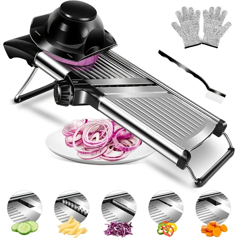 Krajalnica mandolinowa ze stal – Mandoline Slicer Guard recenzja i cena