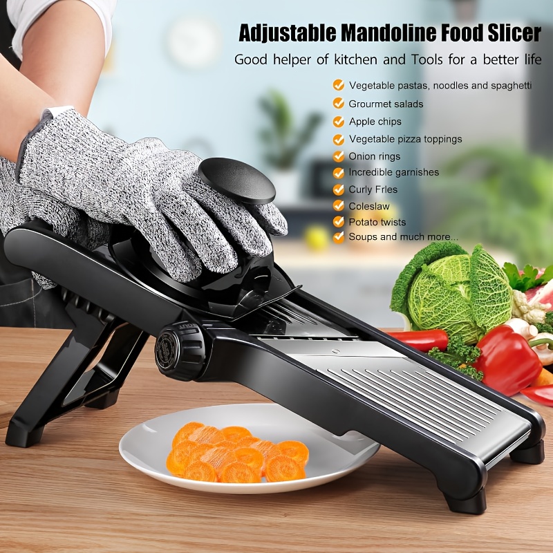Krajalnica mandolinowa ze stal – Mandoline Slicer Guard recenzja i cena