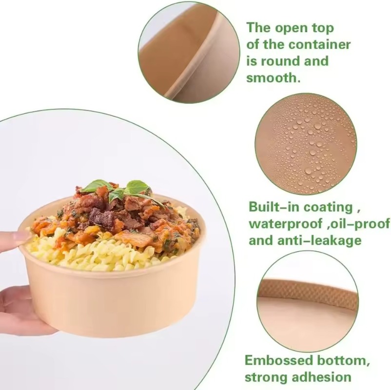 Papierowe miseczki okrągłe z p – Meal Prep Noodles recenzja i cena
