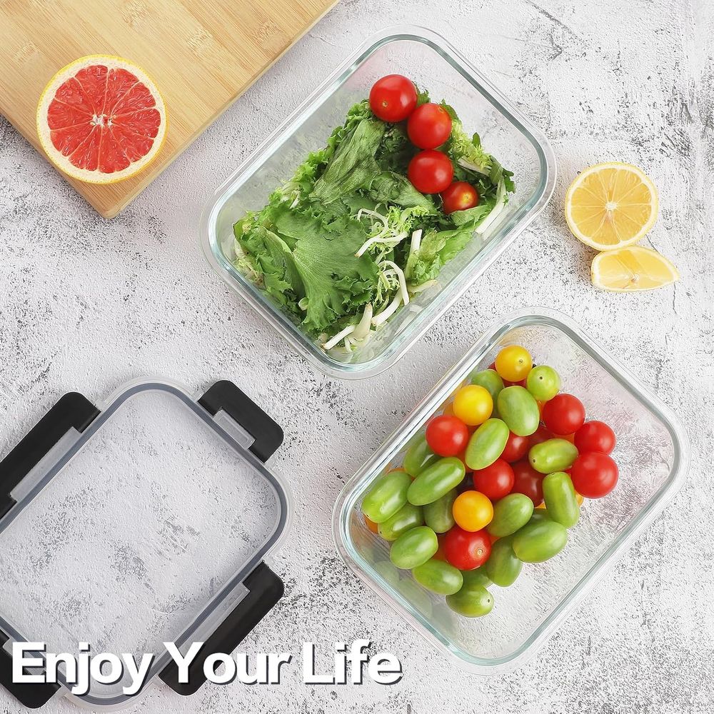 4-częściowy zestaw szklanych p – Meal Prep Containers recenzja i cena