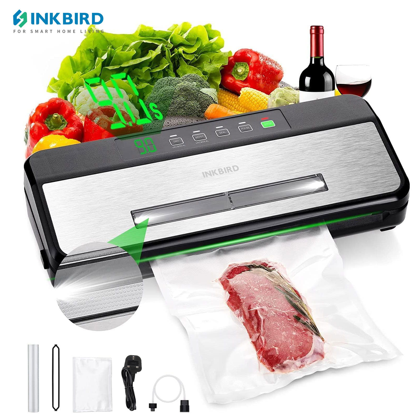 INKBIRD 3. zgrzewarka próżniow – Meal Prep Vacuum Sealer recenzja i cena