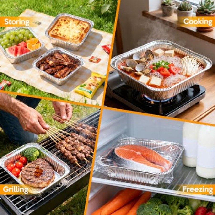 Formy aluminiowe jednorazowe 2 – Meal Prep Containers recenzja i cena