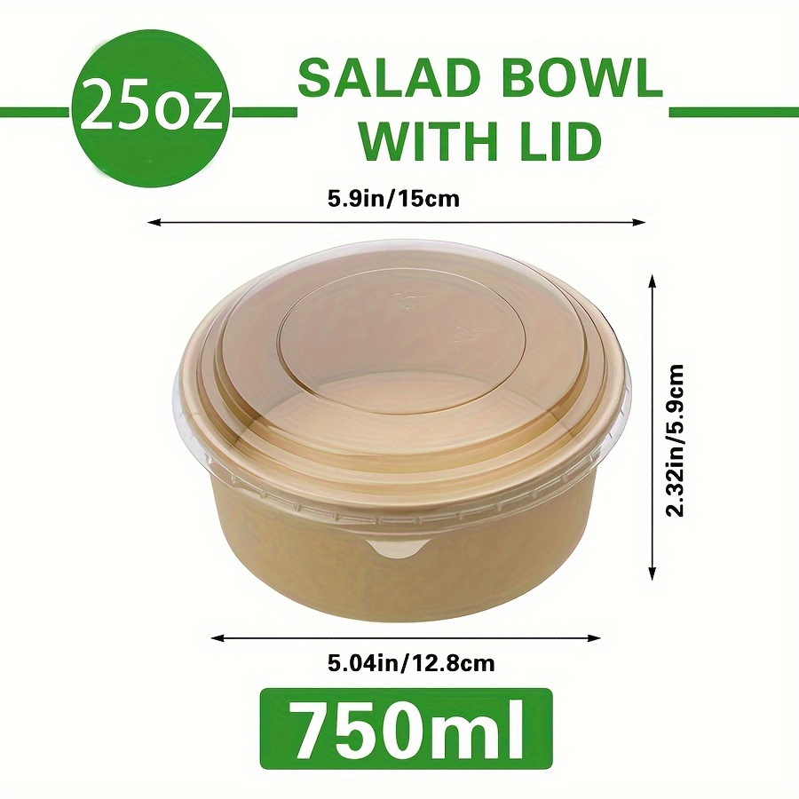 Papierowe miseczki z pokrywkam – Meal Prep Containers recenzja i cena