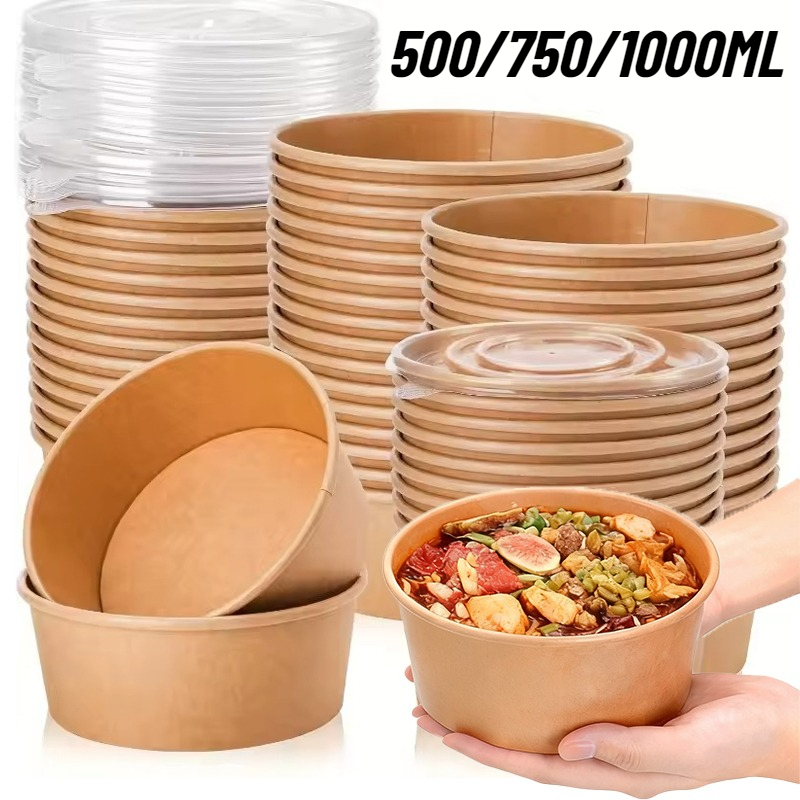 10/20 szt. Okrągłe miski z pap – Meal Prep Noodles recenzja i cena