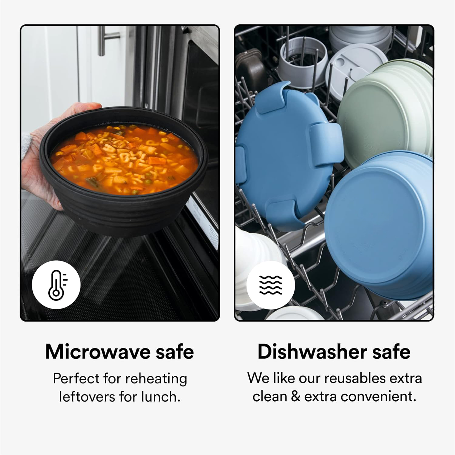 Składana miska Bayzon 36 uncji – Meal Prep Cold Lunches recenzja i cena