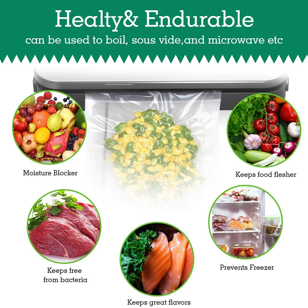 Worki rolkowe Sous Vide do pak – Meal Prep Vacuum Seal recenzja i cena